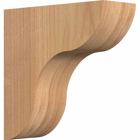 Ekena Millwork Carmel Smooth Corbel, Western Red Cedar, 3 1/2"W x 10"D x 10"H COR04X10X10CAR00SWR
